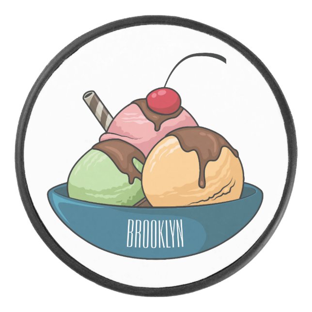 Illustration de crème glacée (Devant)
