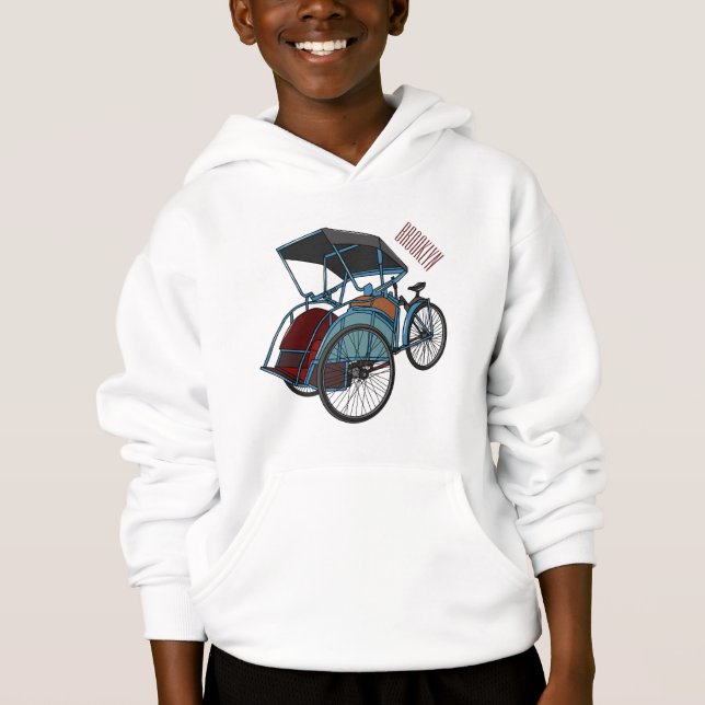 Illustration de cyclo-pousse (Devant)