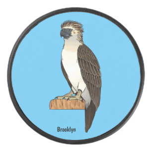 illustration de dessin animé d'aigle des Philippin