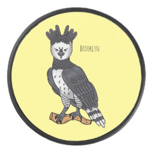 Illustration de dessin animé d'aigle harpie