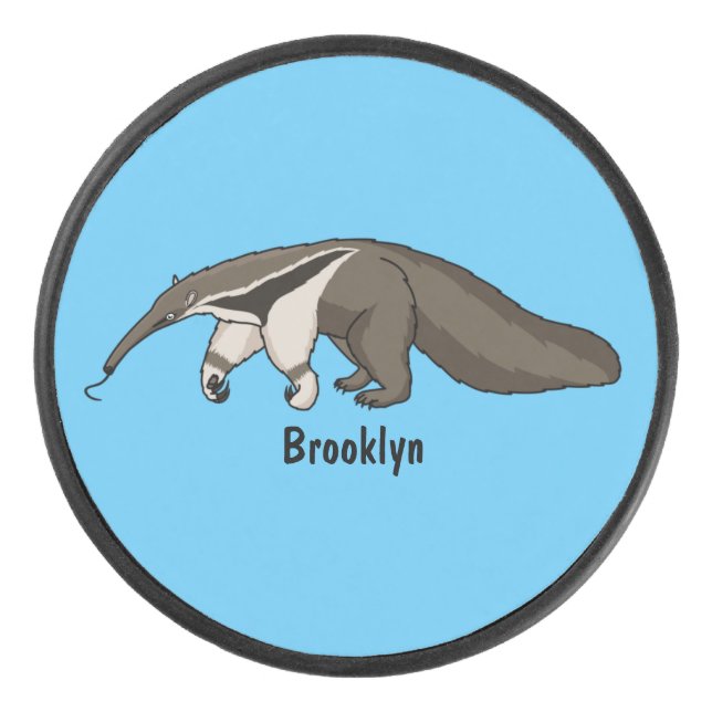 Illustration de dessin animé d'Anteater happy (Devant)