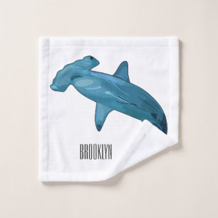 Illustration de dessin animé de requin marteau