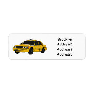 Illustration de dessin animé de taxi