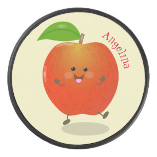 Illustration de dessin animé sur la pomme de danse