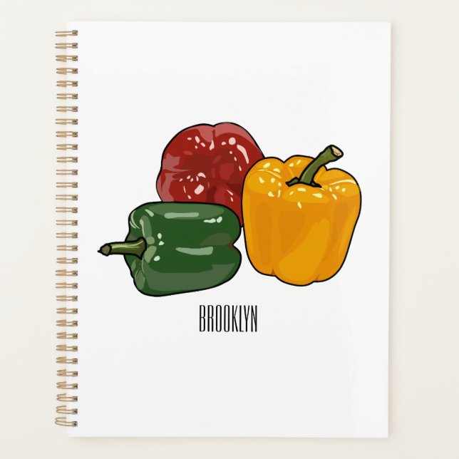 Illustration de dessin de Capsicum (Devant)