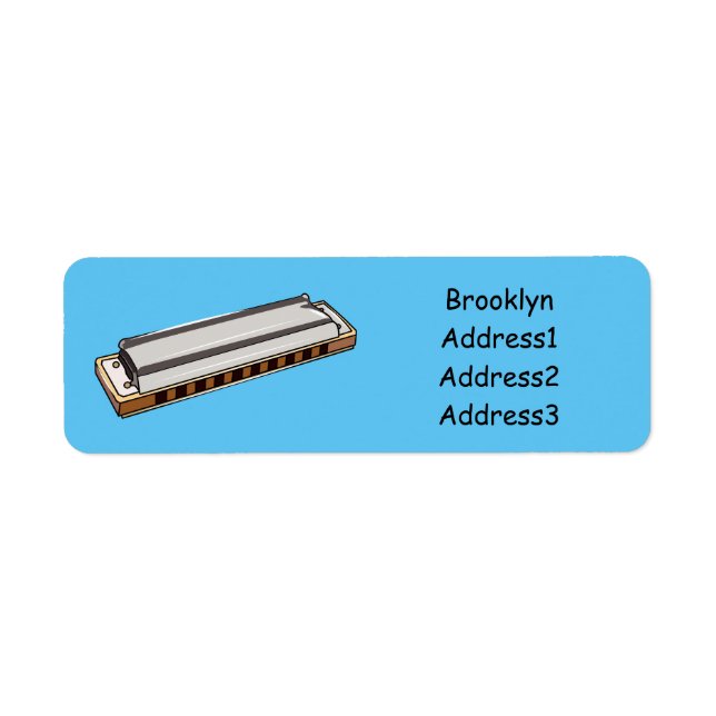 Illustration de dessin d'Harmonica (Devant)