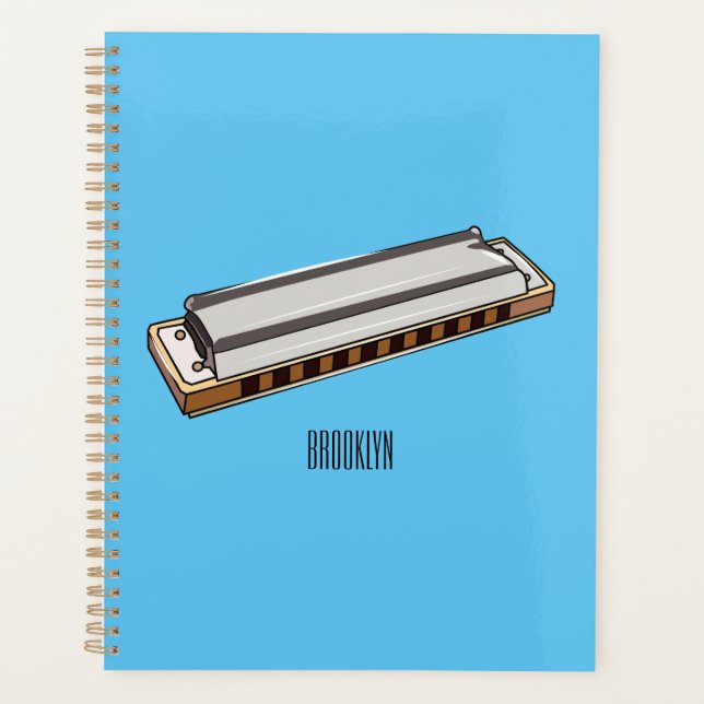Illustration de dessin d'Harmonica (Devant)