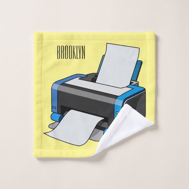 Illustration de dessin d'imprimante (Gant de toilette)