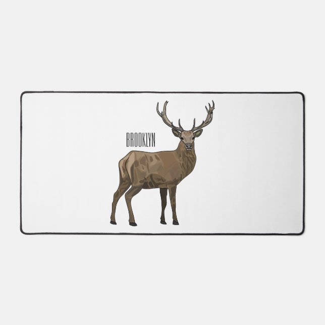 Illustration de dessin sur le cerf (Recto)