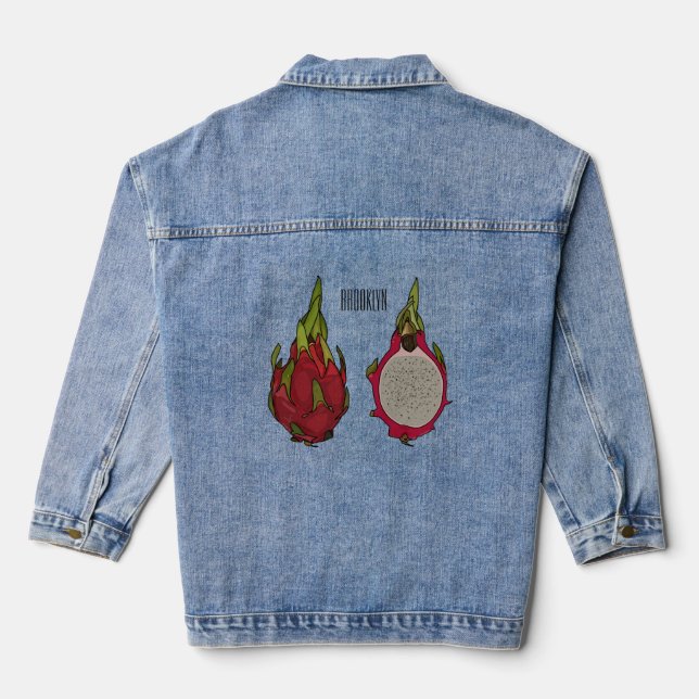 Illustration de dragon fruit (Verso)