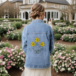 Illustration de fleurs jaunes mignonnes