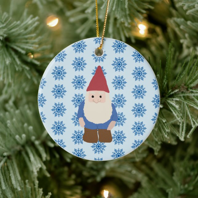 Illustration de flocon de neige Gnome Art ornement (Arbre)