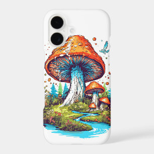 Illustration de forêt de champignons majestueuse