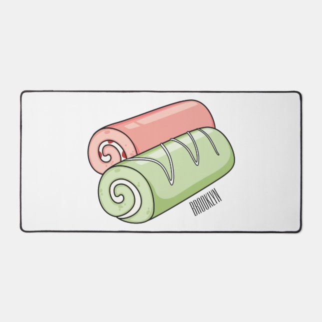 Illustration de gâteau suisse roll / roll (Recto)
