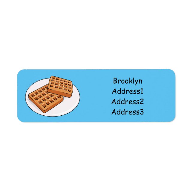 Illustration de gaufre (Devant)