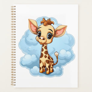 Illustration de girafe de dessin animé