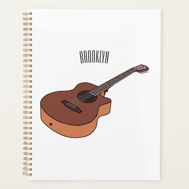 Illustration de guitare acoustique (Devant)