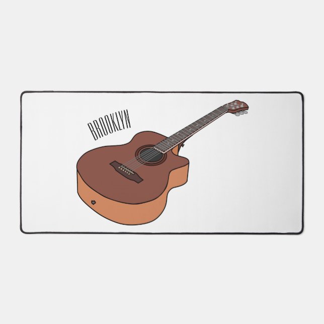 Illustration de guitare acoustique (Recto)