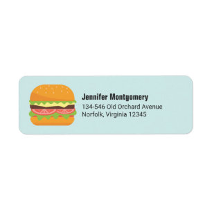 Illustration de hamburger avec tomate et laitue