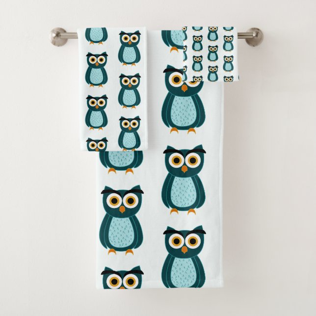illustration de Hibou Bleu (En situation)