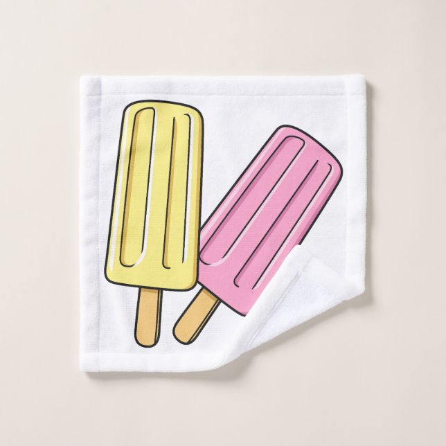Illustration de Ice pop (Gant de toilette)