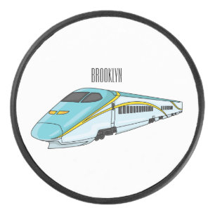 Illustration de la bande dessinée d'un train à bal