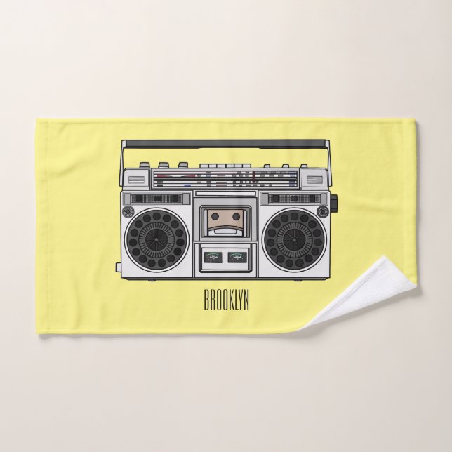 Illustration de la bande dessinée radio (Serviette à main)