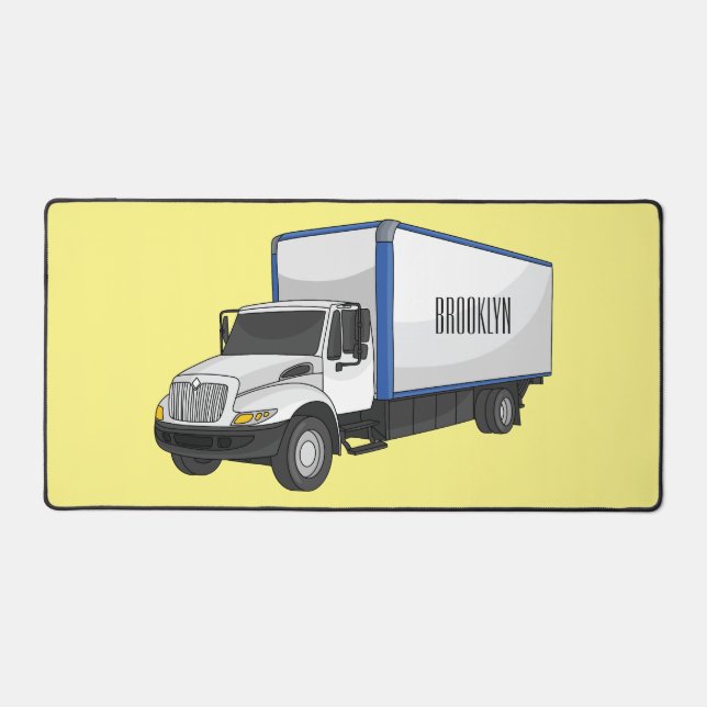 Illustration de la caricature du camion-boîte (Recto)