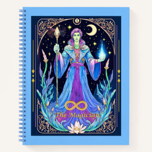 Illustration de la carte Tarot, Journal du magicie