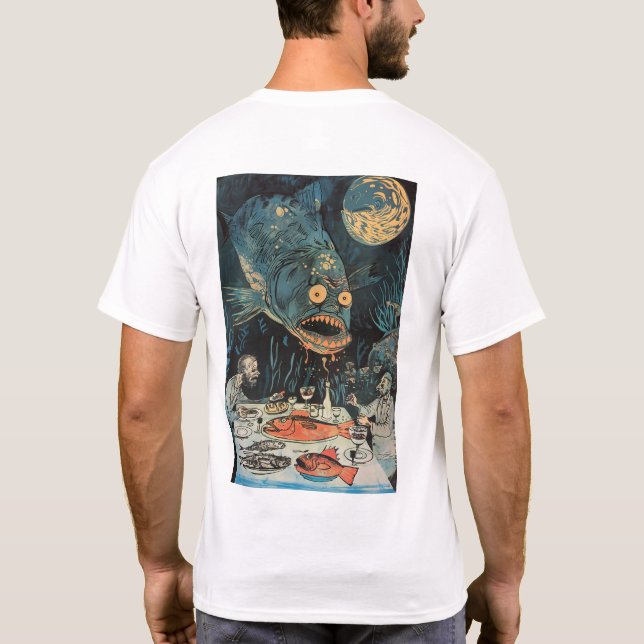 Illustration de la gluttonie K84 par T-shirt Tove  (Dos)