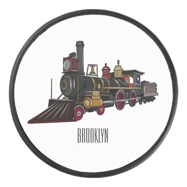 Illustration de la locomotive à vapeur (Devant)