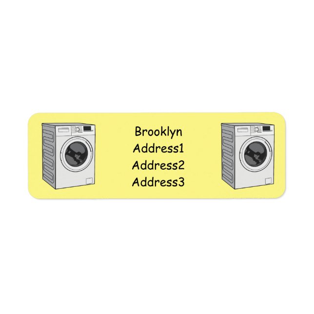 Illustration de la machine à laver (Devant)