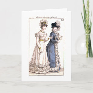 Illustration de la mode parisienne - Carte de voeu