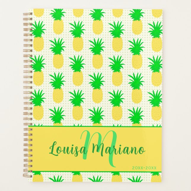 Illustration de l'ananas avec Pois (Devant)