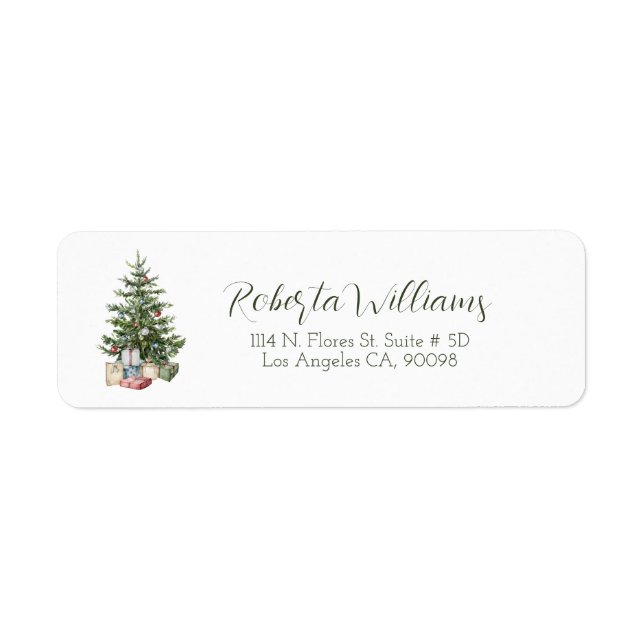 illustration de l'arbre de Noël (Devant)