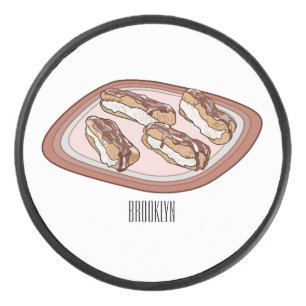 Illustration de l'éclair de chocolat