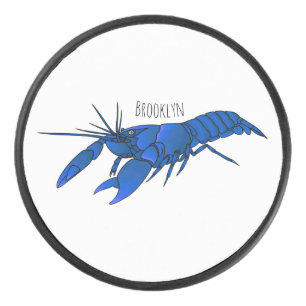 Illustration de l'écrevisse marron bleu