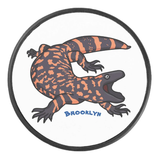 Illustration de lézard géant affamé (Devant)