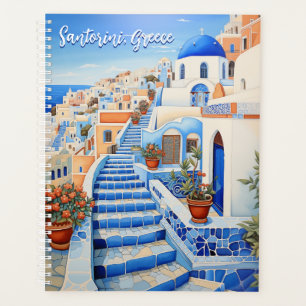 Illustration de l'île de Santorin Art du voyage