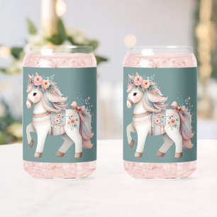 Illustration de l'Imaginaire Floral Pastel Horse