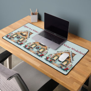 Illustration de maison en pain d'épice cosy pour l