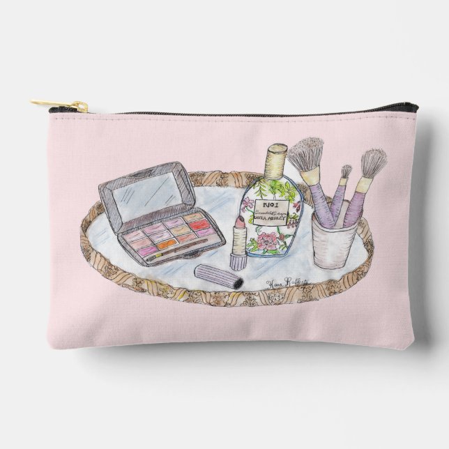Illustration de maquillage Sac Vintage inspiré (Recto)