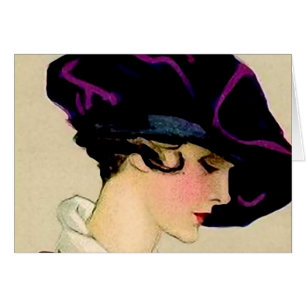 Illustration de Marcello Dudovich « Fille au chape