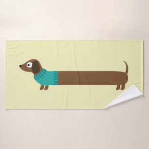 Illustration de mignonne long Dachshund