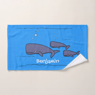 Illustration de mignonne migratrice de baleines à 