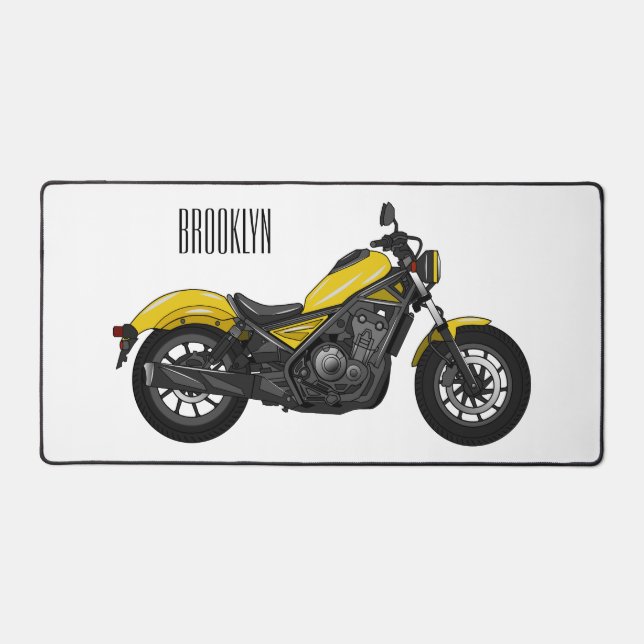 Illustration de moto Cruiser (Recto)