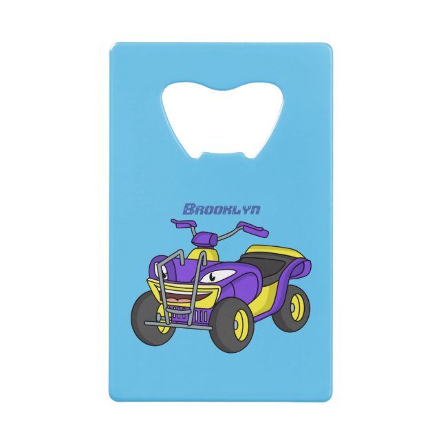 Illustration de moto Purple Quad (Devant)