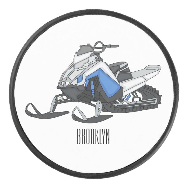 Illustration de motoneige (Devant)