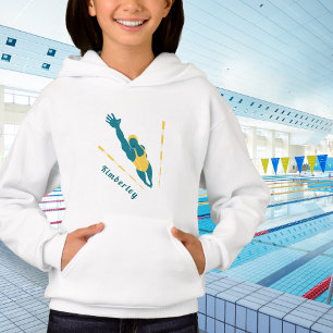 Illustration de nageur Nage Filles Nom Sports
