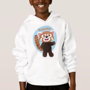Illustration de panda rouge mignon